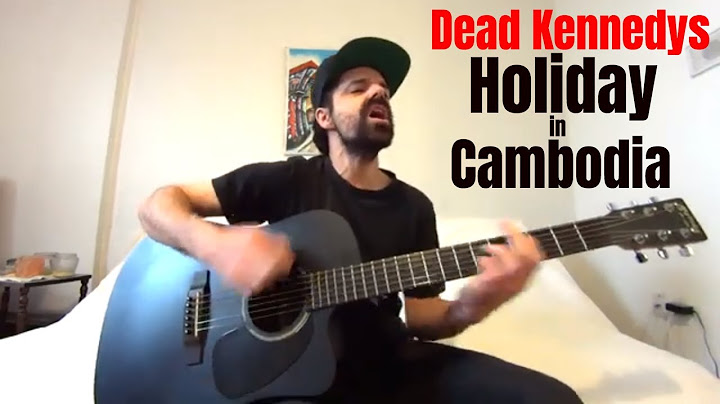 Holiday in Cambodia Acoustic version - Acoustic performance video thumbnail