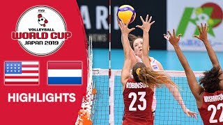 Enjoy the highlights from women's match between usa and netherlands
fivb volleyball world cup 2019. #fivbworldcup ►► subscribe now &
hit bel...