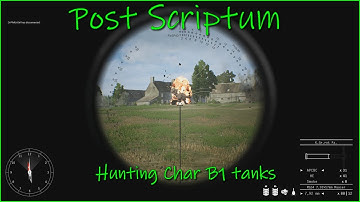 Post Scriptum - Hunting Char B1 tanks with Panzer III Ausf. G