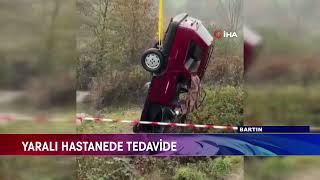 Vehicle Fell Into Stream In Bartin