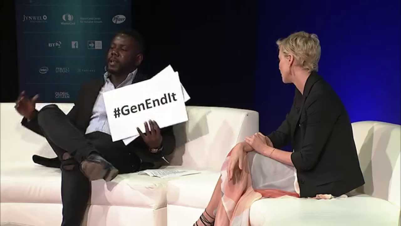 Charlize Theron and Kweku Mandela on The Generation to End AIDS