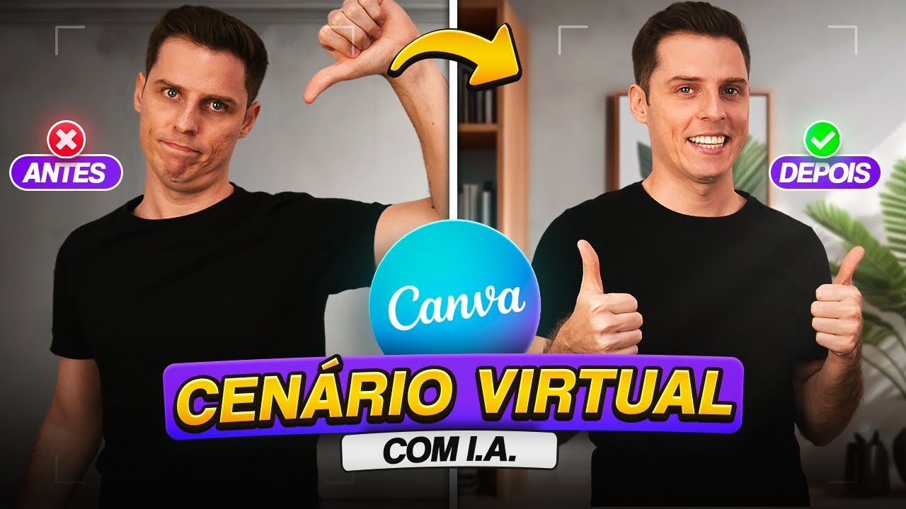 Como Criar um Cenário Virtual usando CANVA e Inteligência Artificial ...