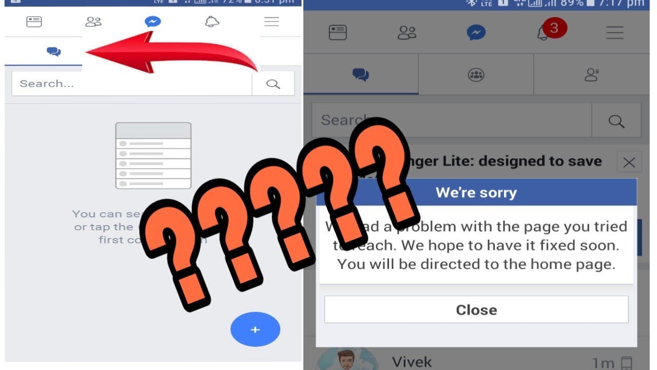 People problem face in facebook lite how to get rid of fleas