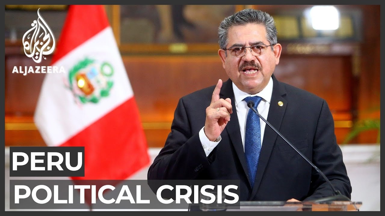 استقال الرئيس المؤقت لبيرو، ميرينو، بعد مقتل متظاهرين.