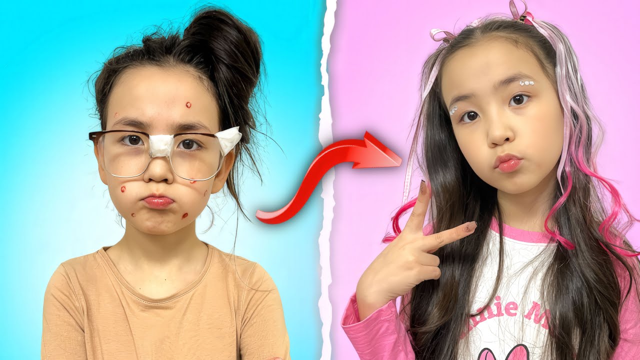 ИБРАЙХАНОВЫ 🥰 ИЗ УРОДИНЫ В КРАСАВИЦУ 👀 РАЙАНА мен ЗЕЙІН 🎥