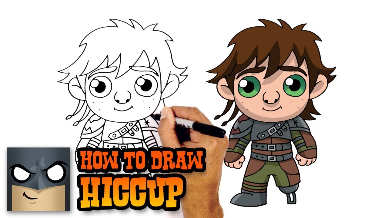 hiccup how to train your dragon 2 drawing