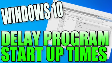 Delay Start Up Time Of Programs In Windows 10 | Faster Boot Time Using Task Scheduler