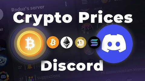 How to setup Cryptodisplay bot | Crypto prices on Discord any Cryptocurrency #roduz #discord #crypto