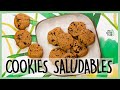 Receta FÁCIL de COOKIES SALUDABLES con CHOCOLATE Y ARÁNDANOS