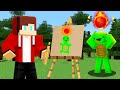 JJ and Mikey Use DRAWING MOD to LAVA PRANK - Maizen Parody Video in Minecraft