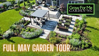 Full May Garden Tour 2024 ⭐️ In Depth Look At Spring Beauty With Plant Names!