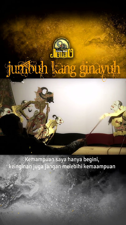 JUMBUH!-Story WA Wayang 30 detik🔥-Pitutur Jawa Bijak Wayang Kulit Semar-Ki Seno Nugroho #shorts
