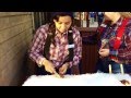 Making canadian maple lollipops at knotts berry farm