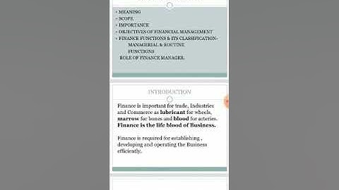 Prof. N. M. Bhatia, T. Y. B.Com, Semester V,  Financial Management,  Unit 1 part-II