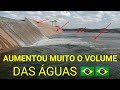 🇧🇷AUMENTOU O VOLUME NO VERTEDOURO 🇧🇷 Barragem de jati-CE, Muita Água..😀👏🙌