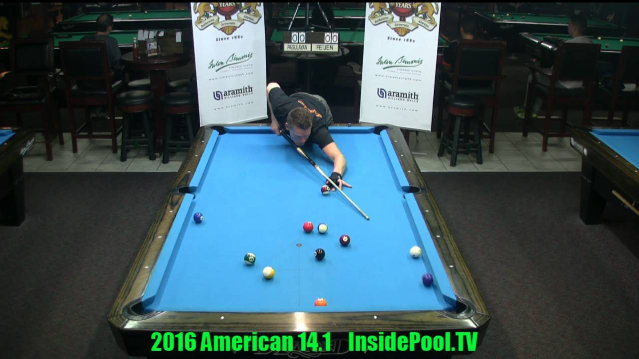 2016 American 14.1 Tournament   Niels Feijen VS. Alex Pagulayan