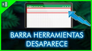 Barra de Excel NO APARECE ¿Se quita? ✅ (SOLUCIÓN)