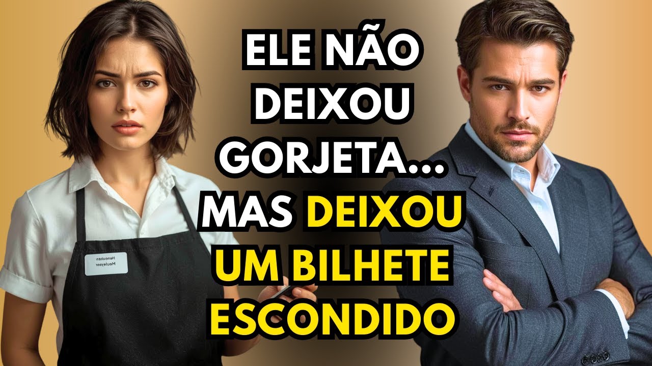 BILIONÁRIO Deixou GORJETA ZERO — Mas a GARÇONETE, MÃE SOLTEIRA, Encontrou um BILHETE SECRETO