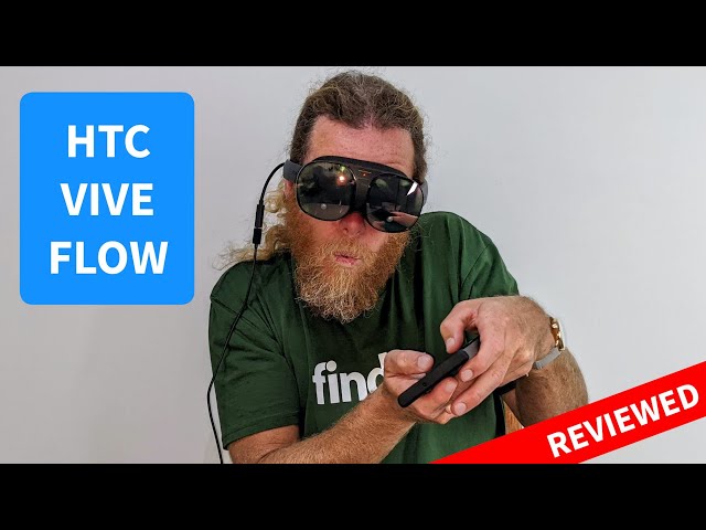 HTC Vive Flow VR  Virtual Reality Glasses Face-On Review 