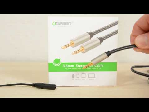Ugreen 3.5mm ステレオ AUX ケーブル Stereo Aux Cable 2m 一眼レフ ニコンD7100で使用しています