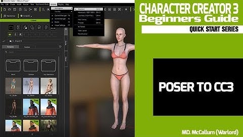 Poser to Character Creator 3