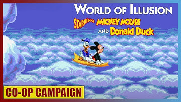 World of Illusion Mickey Mouse and Donald Duck (Co-op) | Sega Genesis/Mega Drive | Longplay