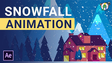 How to animate snowfall in After Effects Tutorial
