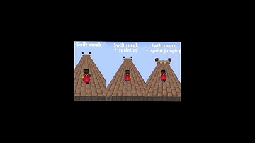 Sprinting or sprint jumping before crouching with swift sneak actually makes you move much faster th