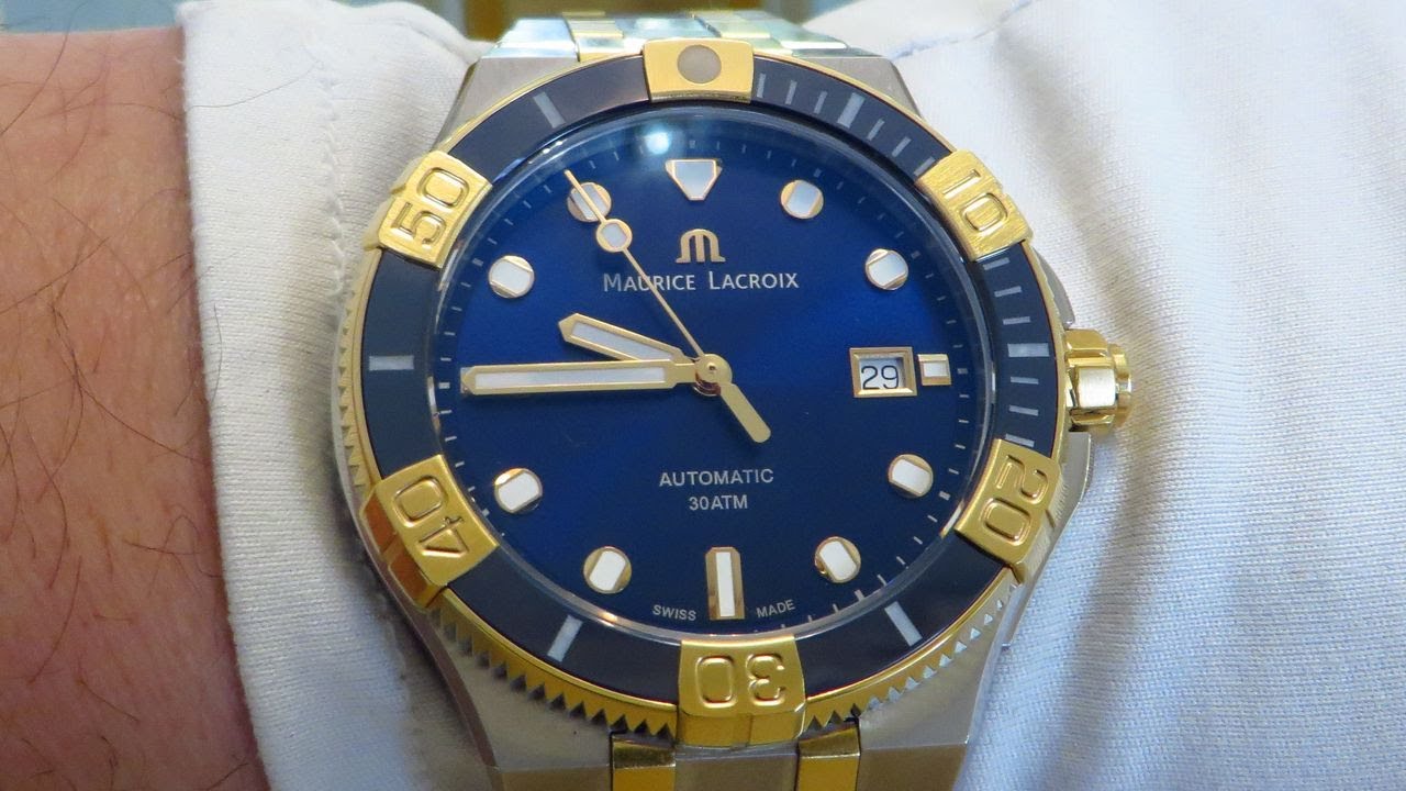 Maurice Lacroix Aikon Venturer AI6058-SY013-430-1 - YouTube