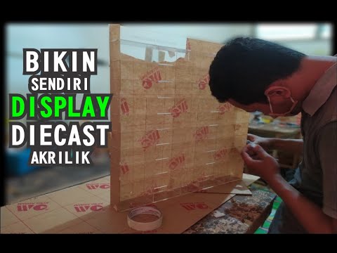  Membuat  Rak  Akrilik How to make Hotwheels Diecast  YouTube