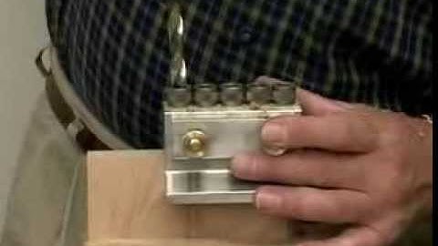 Dowelmax Instruction Video 3 of 14 - End to Edge 1x6 1x6