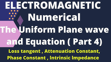 Electromagnetic : The Uniform Plane Wave and Equations in Nepali |(part 4) | Free Space | Lossless |
