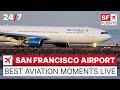 LIVE SFO Best Moments - Plane Spotting at San Francisco Airport (SFO) ✈️