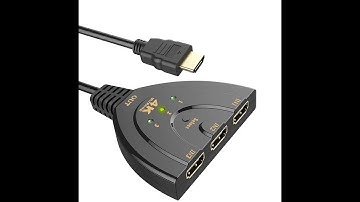 SpiderJuice 3-Input 1-Output 4K Ultra HD HDMI Switcher