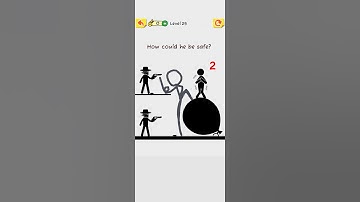 Draw 2 Save Gameplay Level 25-26 | Stickman Puzzle Shorts