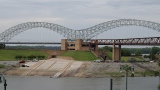 Across the Mississippi River: Arkansas to Memphis, Tennessee 2015-05-27