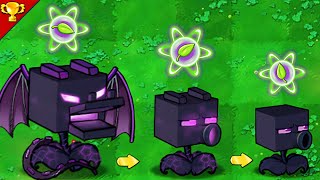 Plants vs Zombies : Ender Peashooter Use Full Power Plant Food ( Pvz Minecraft Pak )