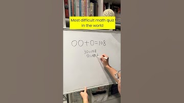 Most difficult math quiz! #mathshorts #maths #studytips #校园 #mathstricks #数学思维 #study #数学 #mathquiz