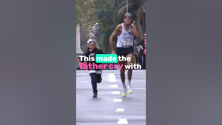 #wholesome marathon race #love #father #daughter #crying #heartwarming