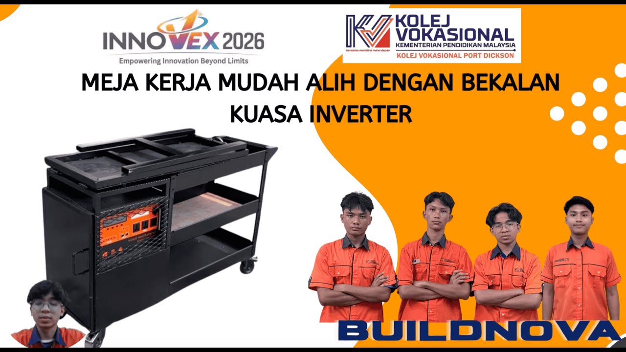 Project ID: YST2663 MEJA KERJA MUDAH ALIH KUASA INVERTER 