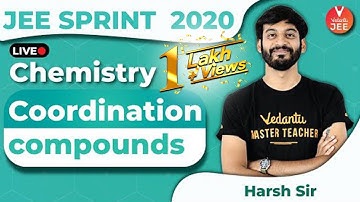 Coordination Compounds | JEE Sprint 2020 | JEE Main Chemistry | JEE Mains 2020 | JEE 2020 | Vedantu