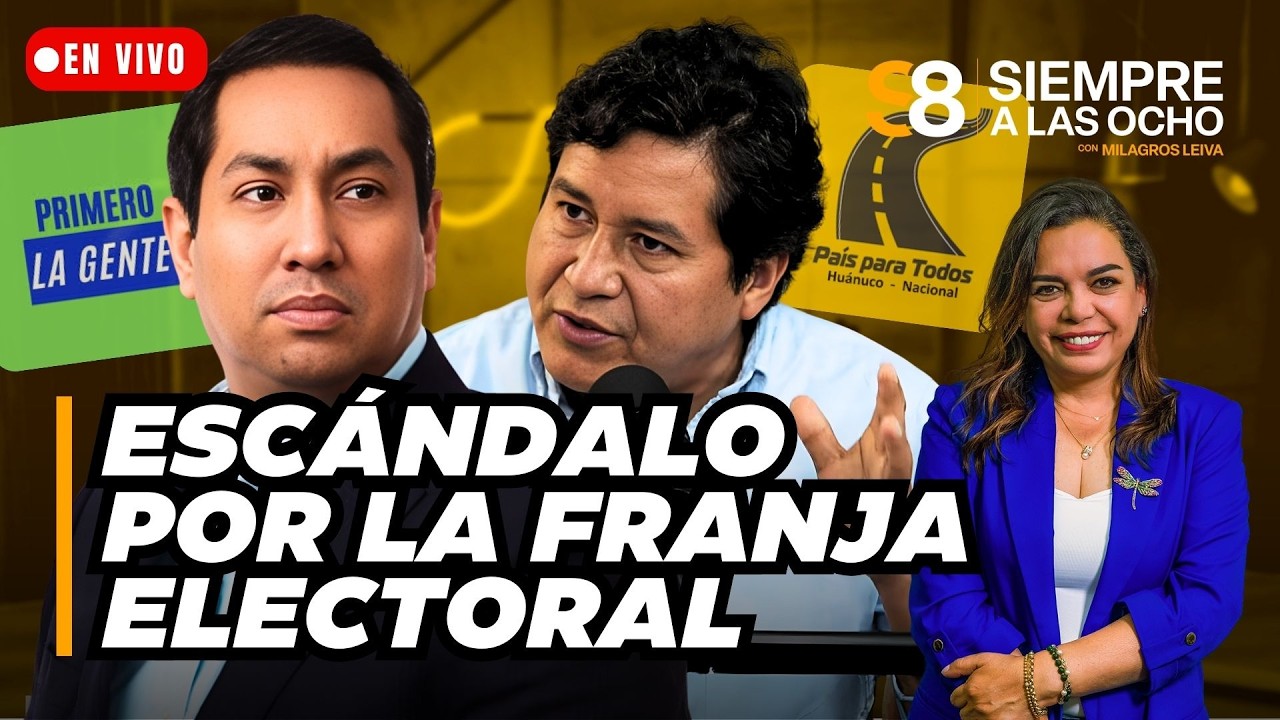 🟡 MIGUEL DEL CASTILLO Y PARTIDO DE CARLOS ÁLVAREZ RESPONDEN SOBRE DINERO DE FRANJA ELECTORAL | 