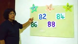 LESSON - 108  FINDING THE MISSING NUMBERS 81 TO 90