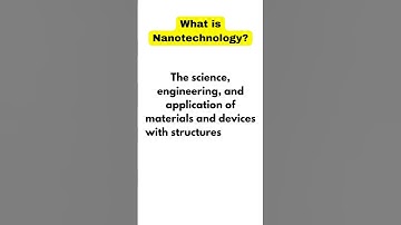 Why Nanotechnology Is A Game Changer #short