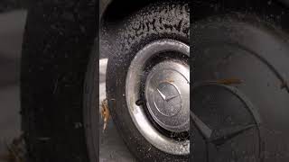Wheel Cleaning - 55 Year Old Mercedes W108 (Asmr)