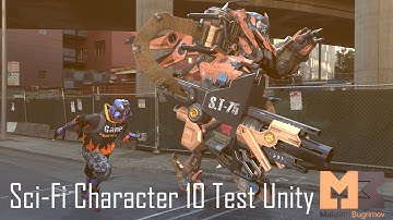 Sci Fi Character 010 (Omar And Defender) Unity Test