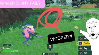 Close call - Shiny Wooper | Pokémon Scarlet