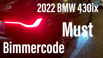 2022 BMW 4 series 9 MUST EASY codings(BIMMERCODE)