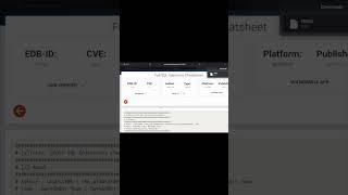 SQLi Cheatsheet on ExplooitDB #CyberCavin