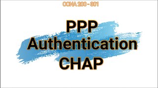 48. PPP Authentication CHAP